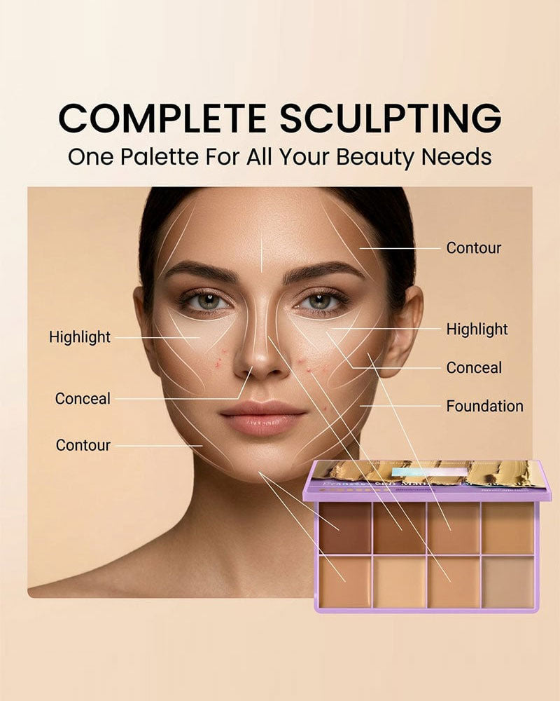 8-Farben Concealer Palette