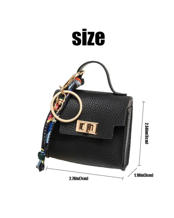 Schlüsselanhänger Mini Quadratische Tasche Anhänger