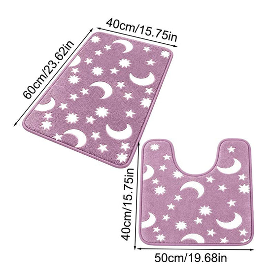 Leuchtendes Korallfleece-Bodenmatte