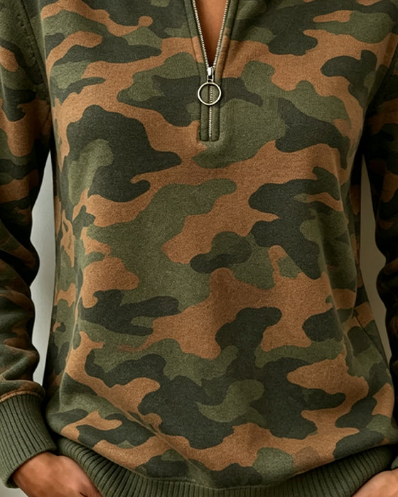 Sweatshirt Langarm Rundhals