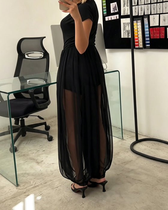 Hose Stilvolle Plissierte Sheer