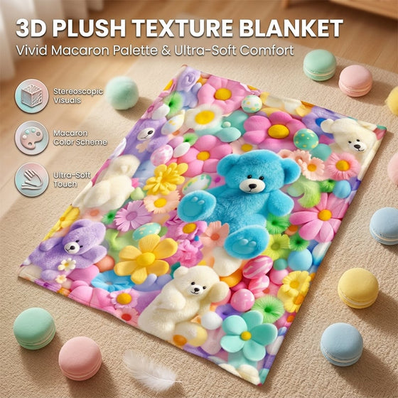 Decke Süß Plüsch 3D Werfer
