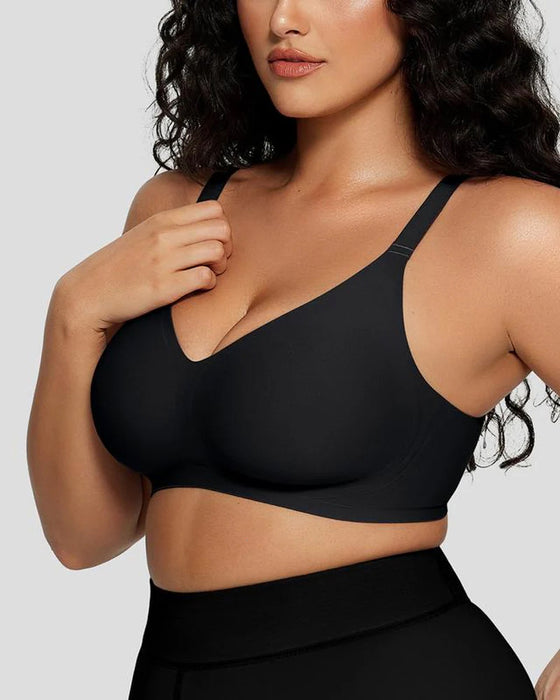 BH Damen Bequem Nahtlos Vollschale Cremig Weich