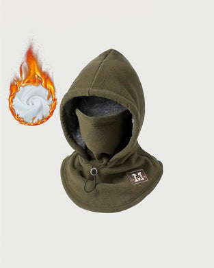 Mütze Fleece Doppellagig Integriert