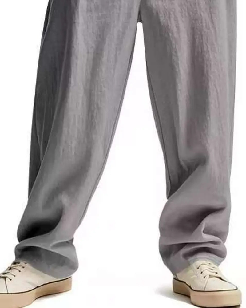 Hose Casual Unifarben Gerades Bein
