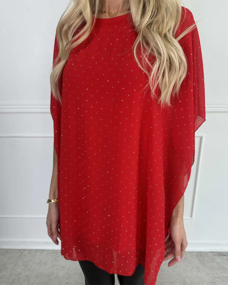 Modisches Hemd mit Fledermausärmeln