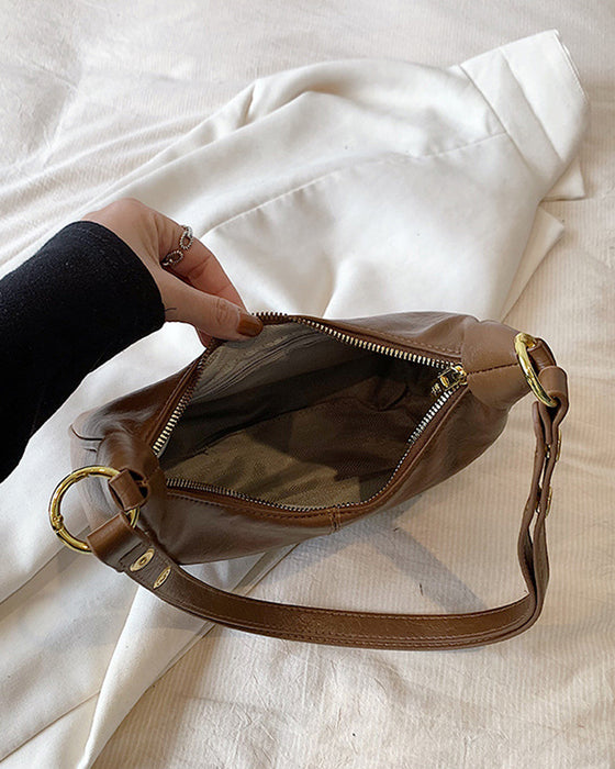 Tasche Gewachstes Leder Achsel