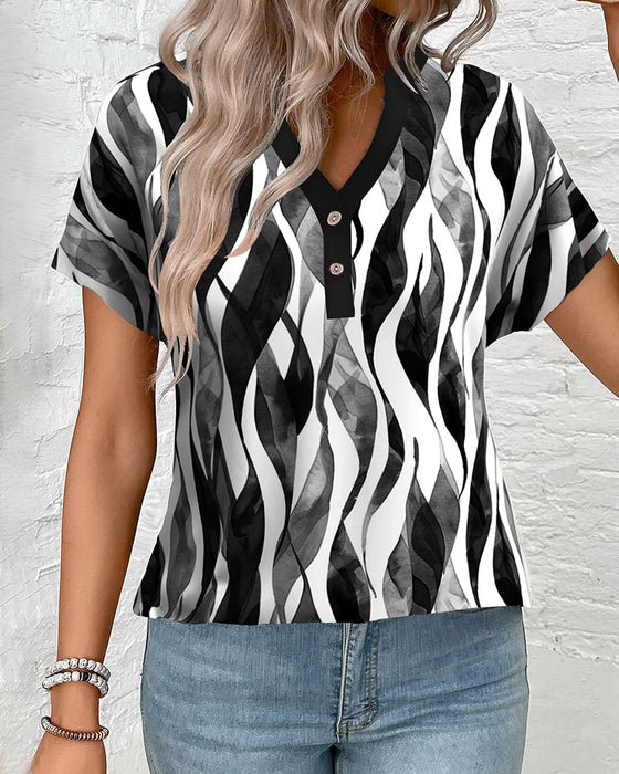 T-Shirt lässig bedruckt