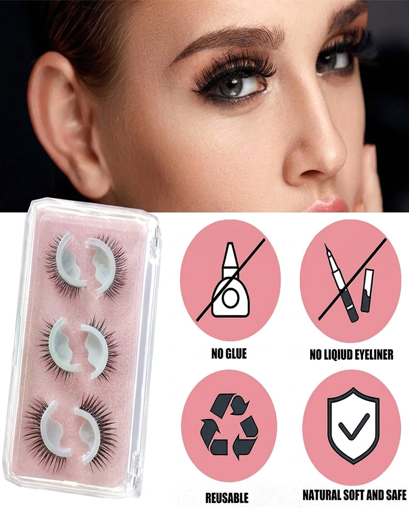🥳2026 Im Angebot 🥳💞 Mehr Als 50.000 Verkauft! 👁️✨ Wiederverwendbare Selbstklebende Falsche Wimpern – Kein Kleber Nötig, Einfach Auftragen Und Los. Natürliche Locke, Wiederverwendbar Und Leicht Zu Entfernen. Ein Echter Gamechanger In Der Schönheit! 💕🌸