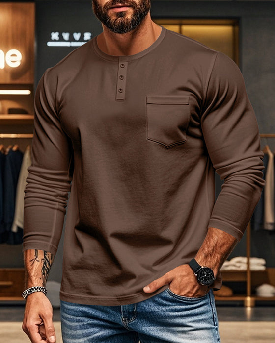 Top Atmungsaktiv Pullover Langarm Herren