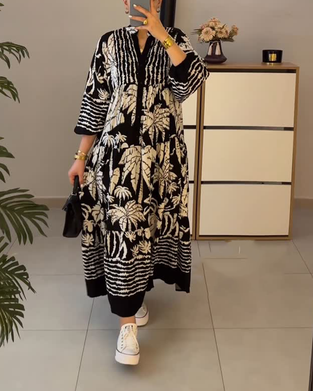 Kleid lässig locker bedruckt