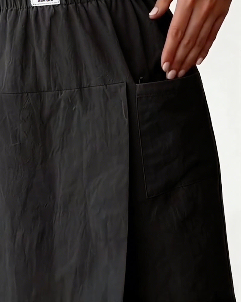 Shorts 100% Baumwolle Lässig Tasche Design