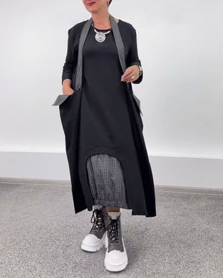 Kleid lässig Mode locker Neckholder