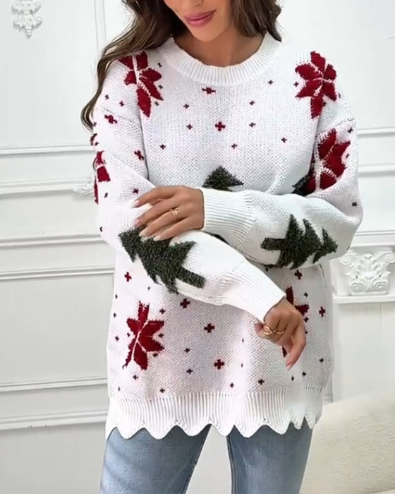 Pullover Weihnachtsbaum Design