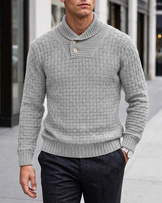 Pullover Herren Kariert Lässig