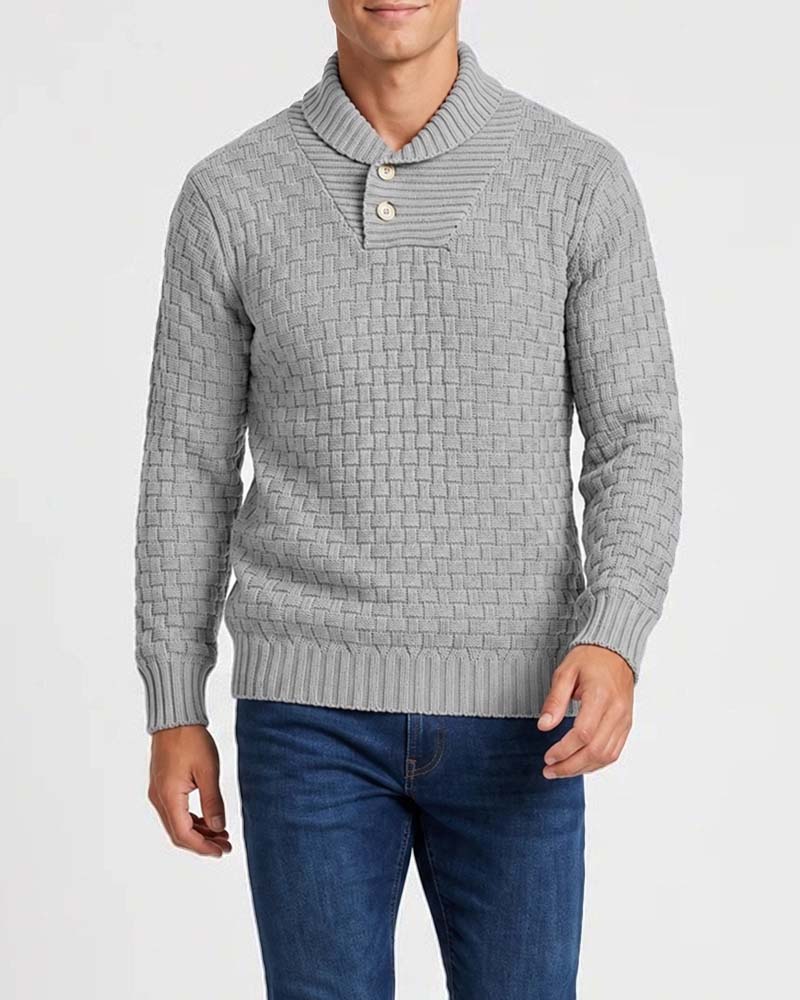 Pullover Herren Kariert Lässig