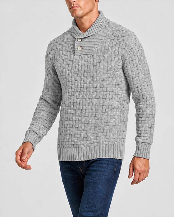 Pullover Herren Kariert Lässig