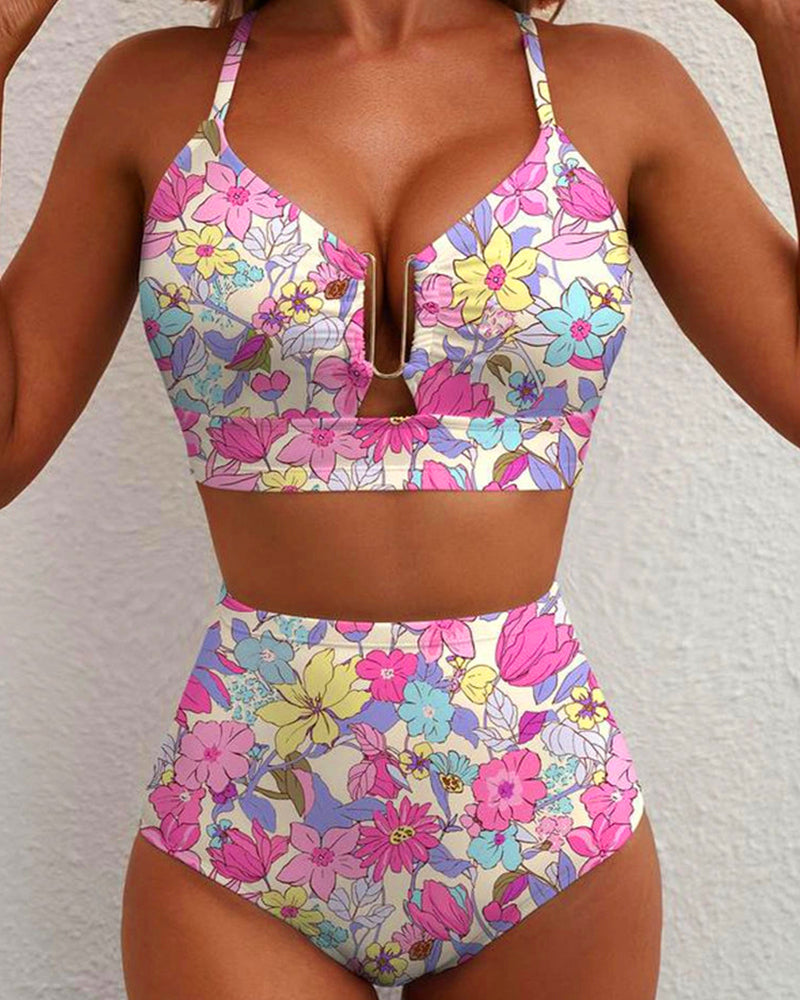 Bikini Blumenprint zweiteilig