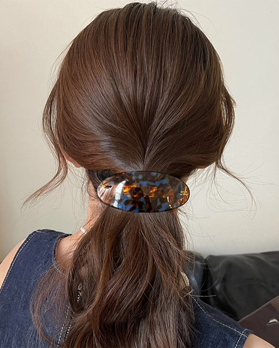 Ein-Wort Pferdeschwanz Haarnadel Fortgeschrittenes Gefühl Pony Klemme Halb Binden Haar Feder Klemme Seite Klemme Haaraccessoires