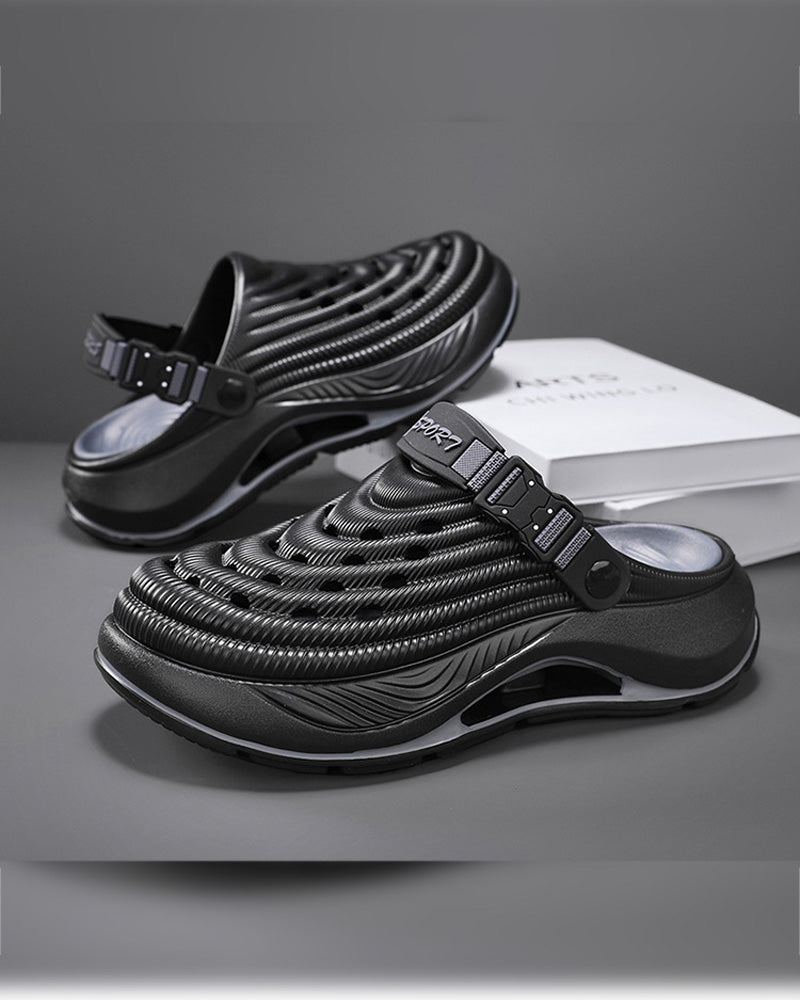 Sandalen Outdoor Dicke Sohle Rutschfest Geruchsresistent Langlebig Schnelltrocknend Weich Strand