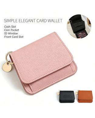 Damenbrieftasche Elegante Minimalistische Kurze Ausführung