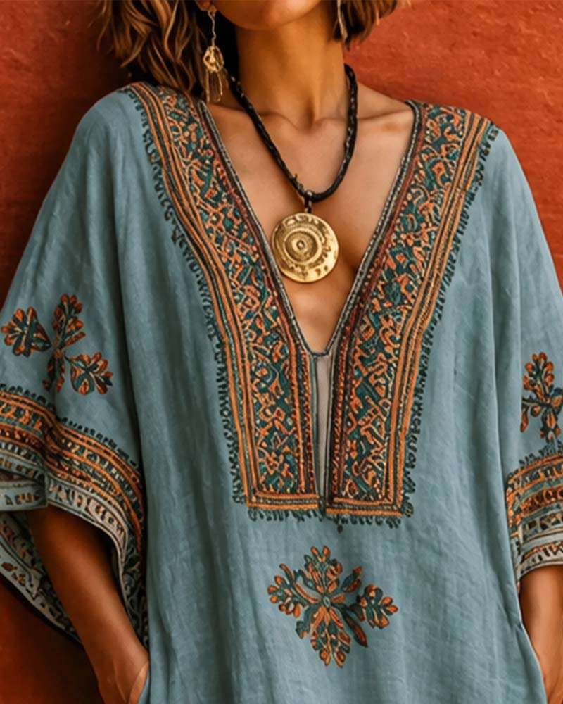 Kleid Bohemian Locker Lässig