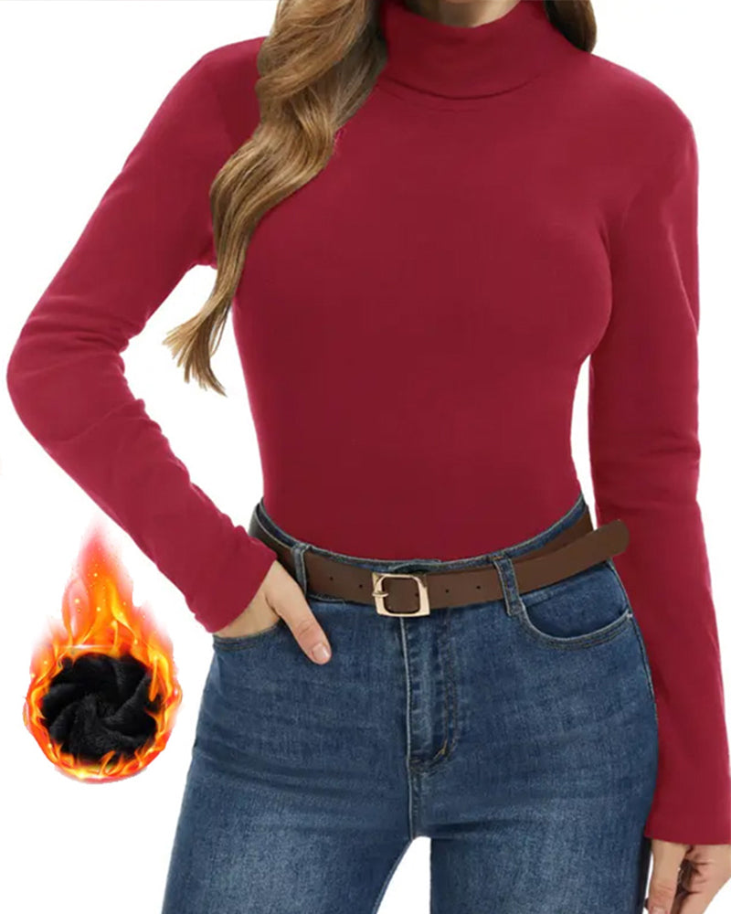 Langärmlige Hemden Mit Fleecefutter