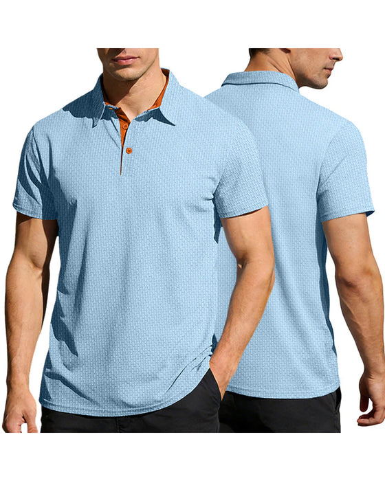 Herren-T-Shirt, Einfarbig, Kurze Ärmel