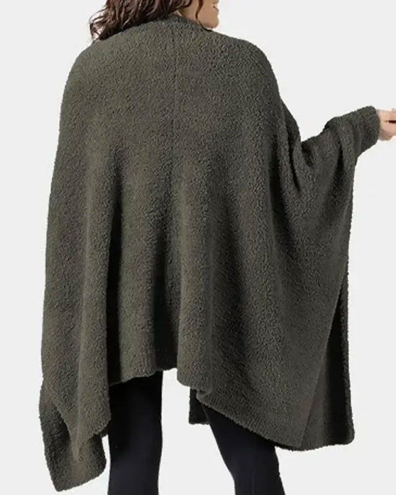 Cardigan Tasche Lässig Langarm