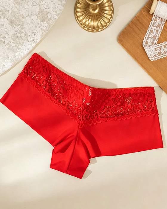 Dessous Atmungsaktiv Hohler Ausschnitt Damen Boxer