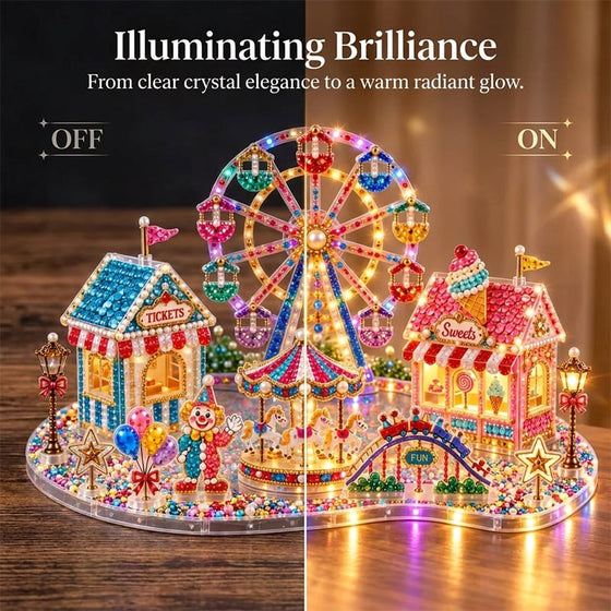 3D LED Weihnachten Diamant-Kunst DIY Set