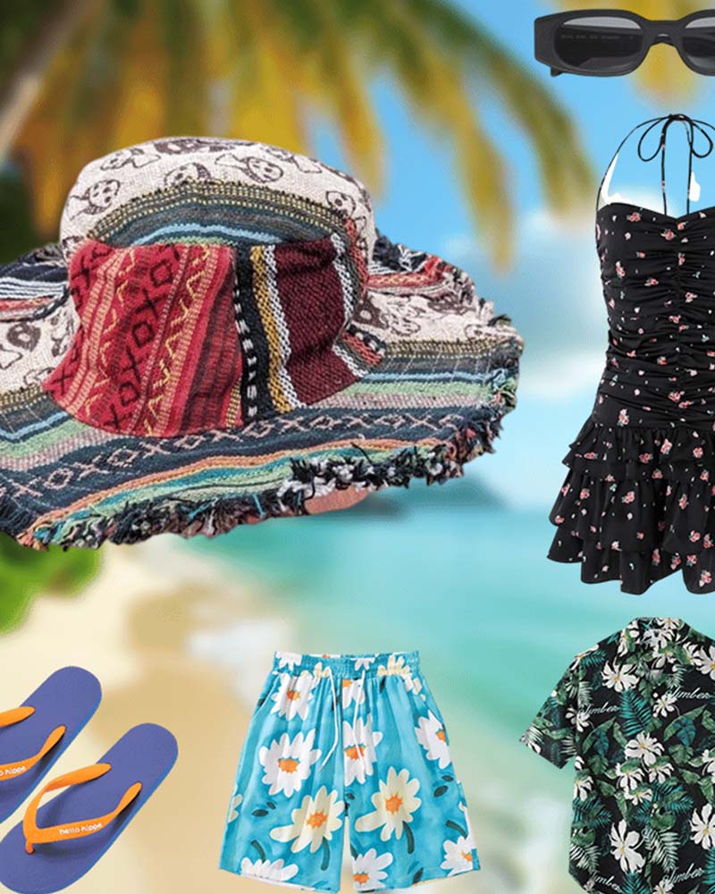 Hut Patchwork Bunt Eimer