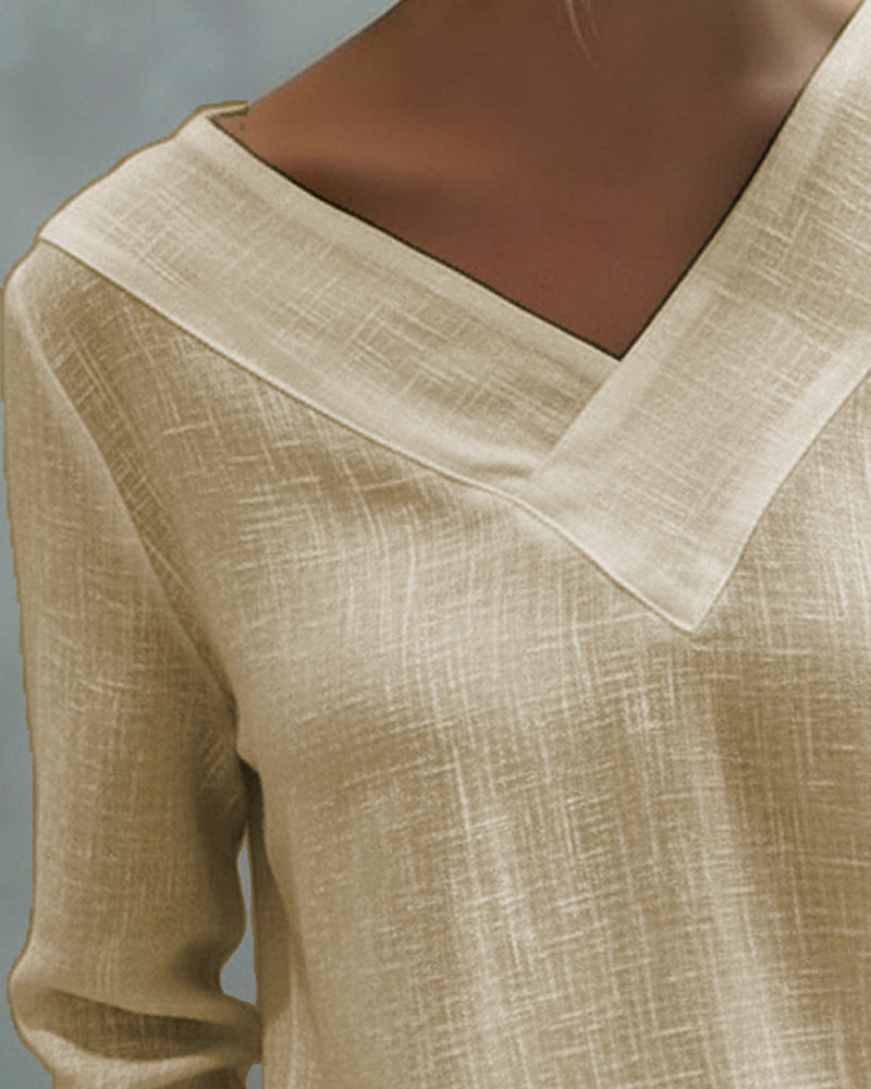 Top stilvoller V-Ausschnitt schulterfrei