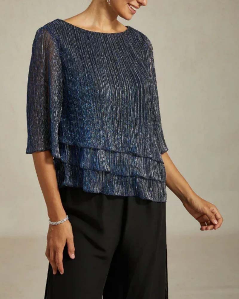 Stilvolles Shirt Mit Rundhals