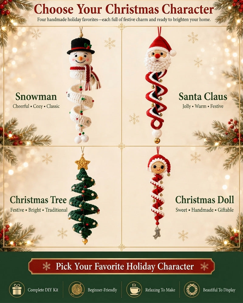 ☃️ DIY Set Schneemann In Spirale Häkeln