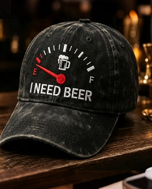 Dashboard Bier Bestickte Baseball Kappe