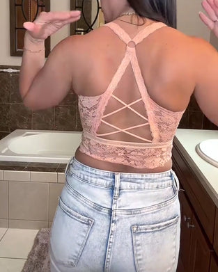 Sexy Spitzenunterwäsche in Unifarbe