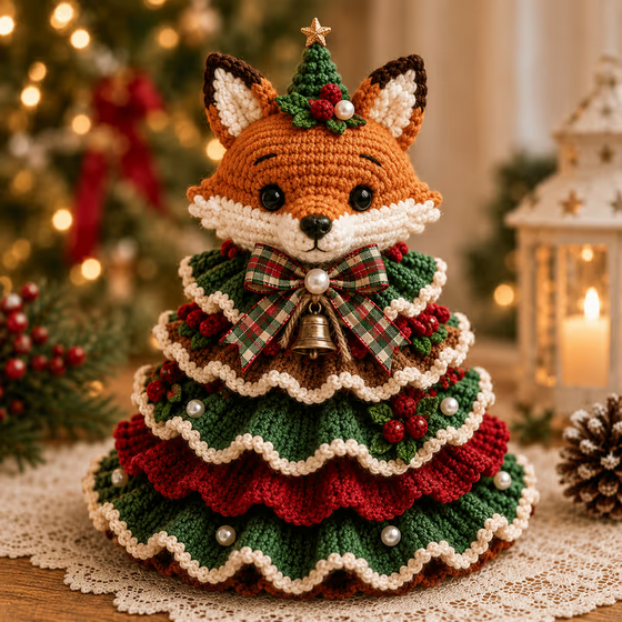 🎄 Häkel-Tiere Weihnachtsbaum DIY-Set