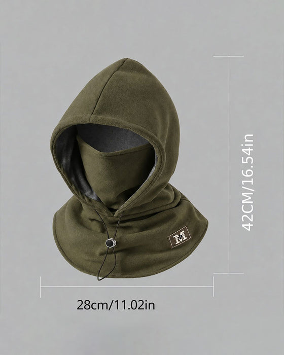 Mütze Fleece Doppellagig Integriert