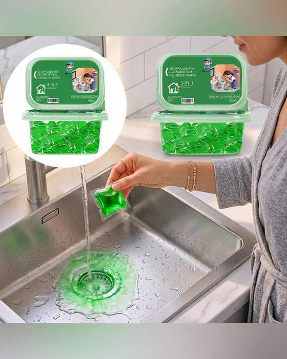 Bio-Enzym Abfluss-Pflege Kapseln