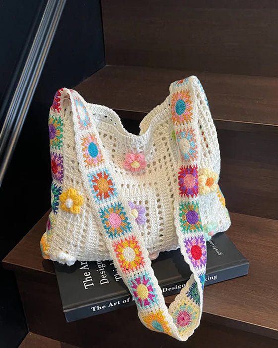 Tasche Frau'S Ethnisch Häkel Kreuzkörper