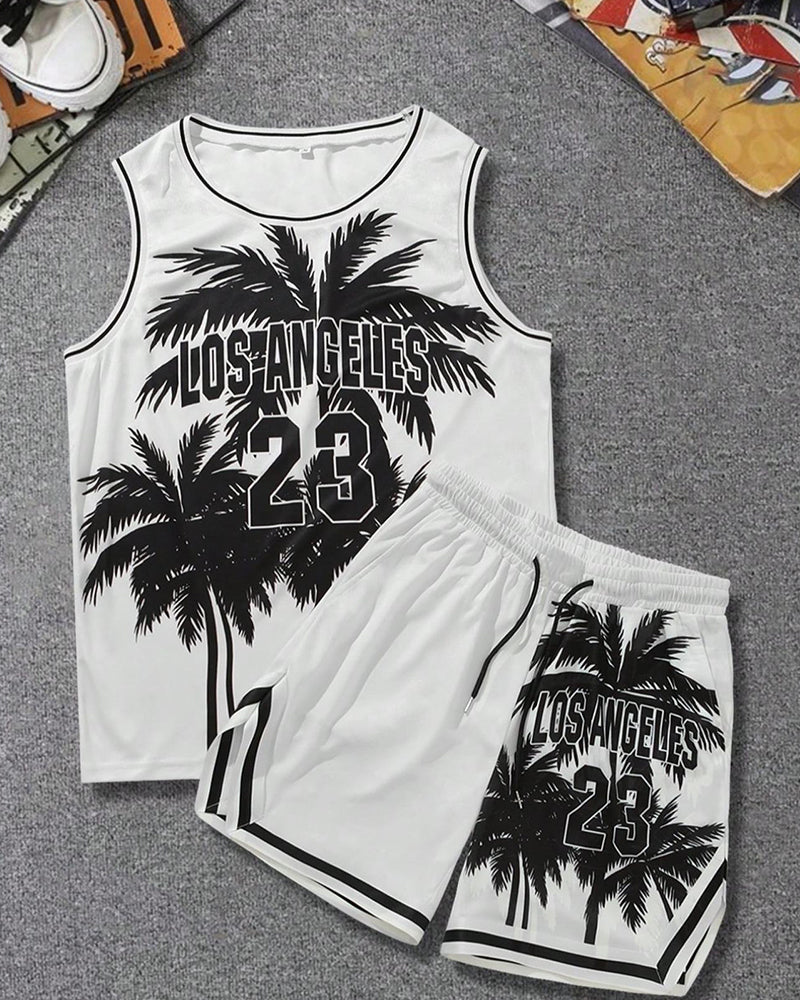 Set Ärmellos Tank Top Shorts