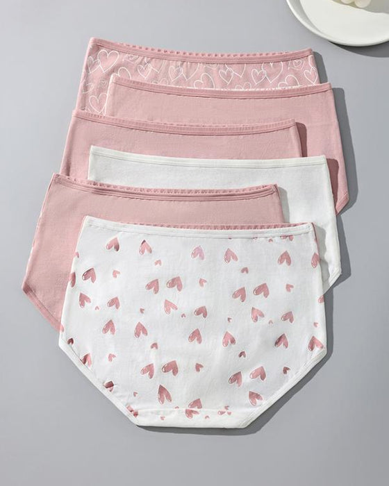 Slip Damen Niedlich Liebe Druck Weich Atmungsaktiv