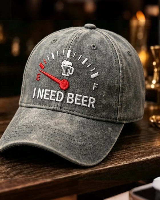 Dashboard Bier Bestickte Baseball Kappe