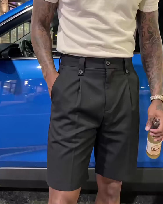 Shorts Lässig Vielseitig Herren Anzug