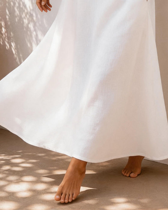 Kleid Ein-Schulter Twist Knoten