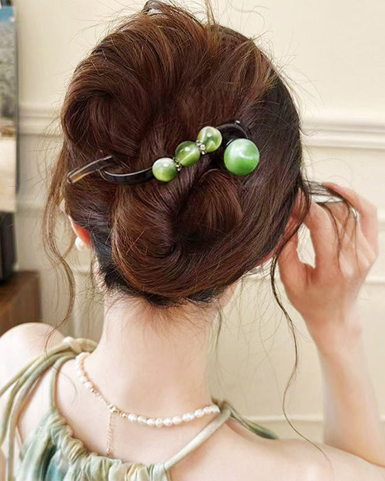 Elegante Haarklammer für Rückenhaarfrisuren