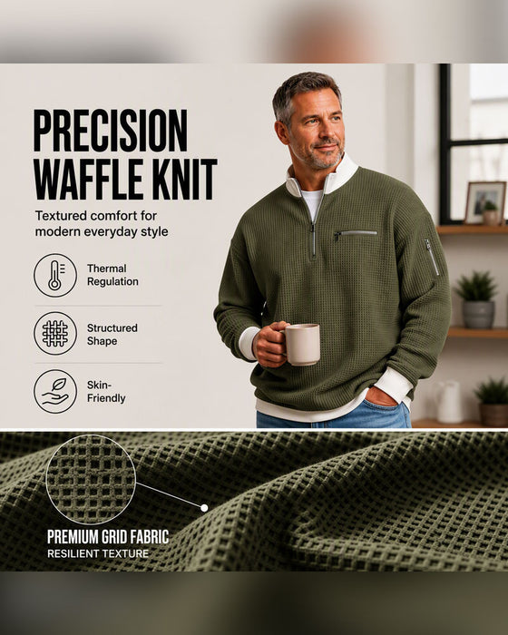Sweatshirt Stehkragen Kontrastierend Reißverschluss