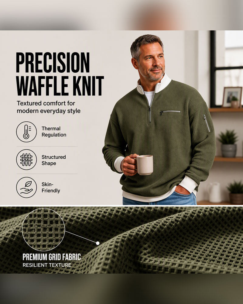 Sweatshirt Stehkragen Kontrastierend Reißverschluss