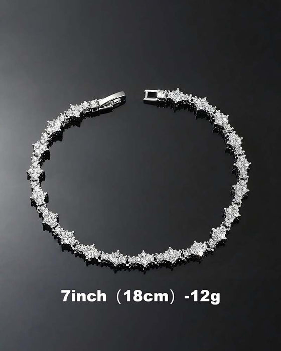 Armband Klassisch Funkelnd Kubischer Zirkon Gedenkschmuck